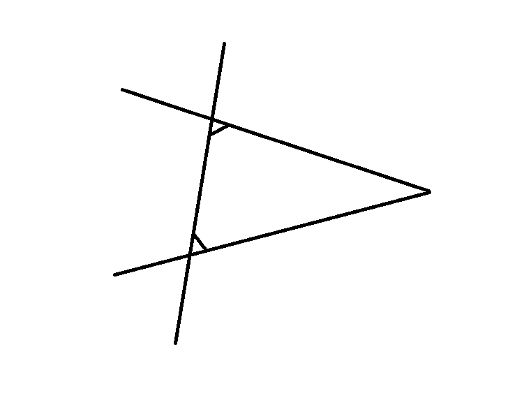 desenho do quinto postulado
